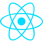 React JavaScript library logo representing frontend development framework